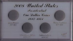 CLOSE OUT Capital Meteor Case U.S. Presidential Dollar Holder MAPD08 - 2008