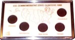 CLOSE OUT Capital Meteor Case State Quarter Holder MAQ99 - 1999