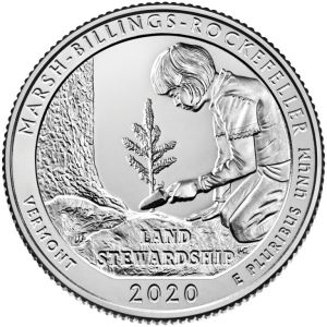 2020 D Marsh-Billings-Rockefeller National Park Quarter
