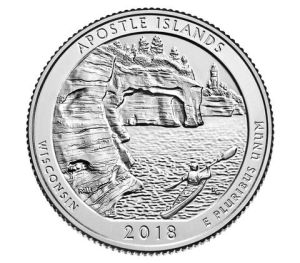  2018 P Apostle Islands National Park Quarter