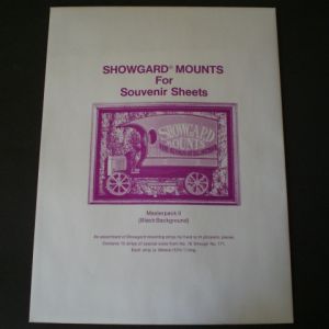 Showgard Stamp Mount Masterpack MPK II (Black Background Only)