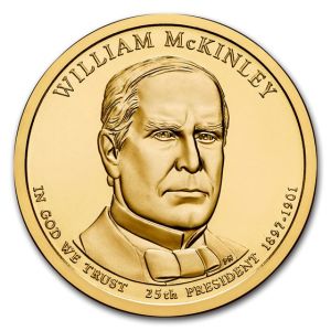 2013 P William McKinley Presidential Dollar
