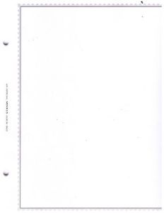 Minkus Blank 2 post pages Two Sided #MF2BL