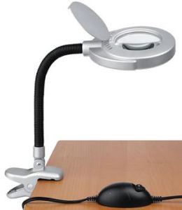 Clip On Magnifier Lamp
