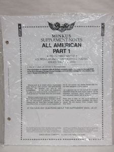 2023 Minkus All American Part 1 Stamp Supplement (Regular & Commemorative Postage) #MAA123