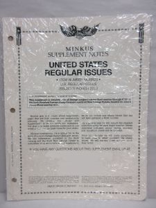 2023 Minkus U.S. Regular Issues Stamp Supplement #MUSR23