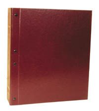 Minkus 2.5" 2  post Maron Binder #M2122M
