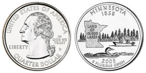 Minnesota State Quarter 2005 Denver Mint