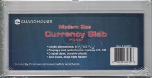 Guardhouse Paper Money Slab for Modern Size U.S. Currency - Currency Holder