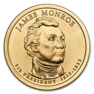 2008 D James Monroe Presidential Dollar