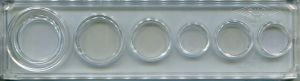 #1025 Polystyrene Canadian Mint & Proof Set Holder for Penny to 1987 & up Dollar 