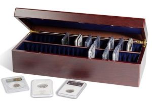 Lighthouse Wood Storage Box for 50 Certified Coins (Slab) #327918