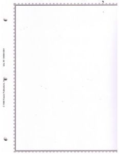 Minkus Comprehensive Frame 3 ring Blank pages 9 1/2 x 11 1/4" #MWWFBL