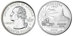 Nebraska State Quarter 2006 Denver Mint