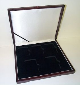 Guardhouse Universal Mahogany Style Display Box for 5 Slabs #23048