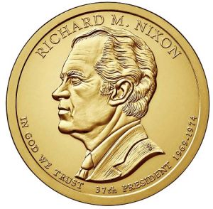 2016 P Richard M Nixon Presidential Dollar