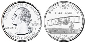 North Carolina State Quarter 2001 Denver Mint