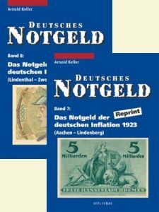 German Notgeld Vol 7 & 8 Emergency Money 1923 Deutsches Notgeld by Keller