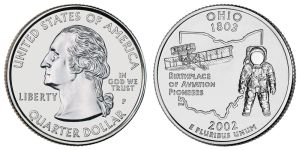 Ohio State Quarter 2002 Philadelphia Mint
