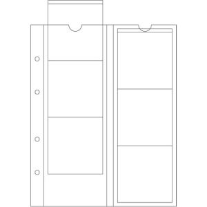 pack of 5pcs. Lighthouse OPTIMA 65 Pages (was OPTIMA M6) #316001