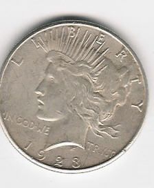 Pre 1935 Peace Dollar Random Date F to VF Condition
