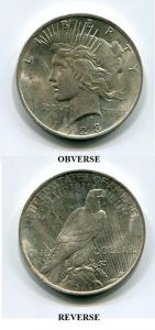 Uncirculated 1923 Peace Dollar MS60
