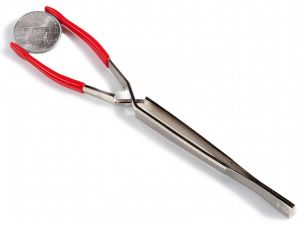 Wide Grip Plastic Coated Coin Tongs - PI-9 #331264