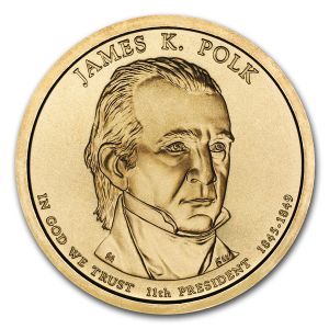 2009 P James K Polk Presidential Dollar