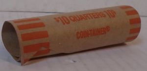 pack of 100 Quarters Preformed Tubular Coin Wrappers