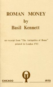 Roman Money by Basil Kennett