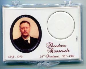 Gallery 2x3 Presidential Dollar Holder Theodore Roosevelt