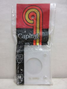 CLOSE OUT Capital #144 2x2 South Africa Gold 1/2 Rand Coin Holder WHITE