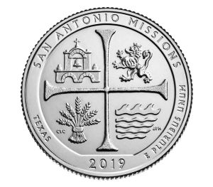 2019 P San Antonio Missions National Park Quarter