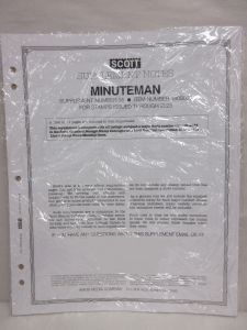 2023 Scott U.S. Minuteman Stamp Supplement #55 - 180S023