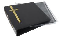 Scott First Day Cover Album with 25 Black 2-pocket pages