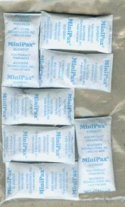Silica Gel 3.5 Gram Packetts (package of 7 pcs.)