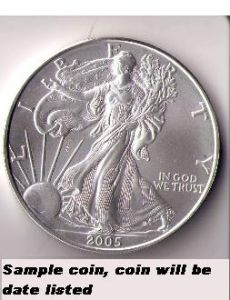 1986 Silver American Eagle Dollar BU