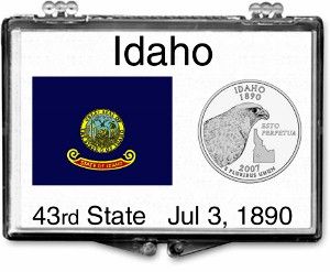 2x3 Snaplock Case State Quarter Holder - Idaho