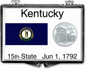 2x3 Snaplock Case State Quarter Holder - Kentucky