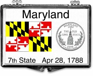 2x3 Snaplock Case State Quarter Holder - Maryland