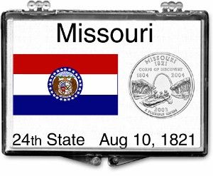 2x3 Snaplock Case State Quarter Holder - Missouri