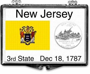 2x3 Snaplock Case State Quarter Holder - New Jersey