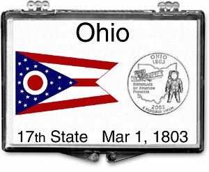 2x3 Snaplock Case State Quarter Holder - Ohio