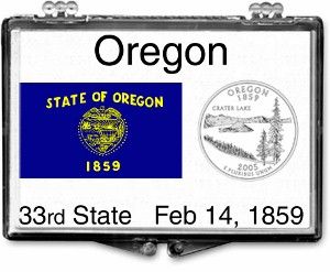 2x3 Snaplock Case State Quarter Holder - Oregon