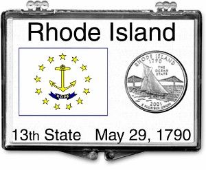 2x3 Snaplock Case State Quarter Holder - Rhode Island