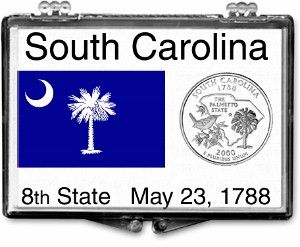2x3 Snaplock Case State Quarter Holder - South Carolina