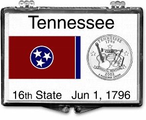2x3 Snaplock Case State Quarter Holder - Tennesse
