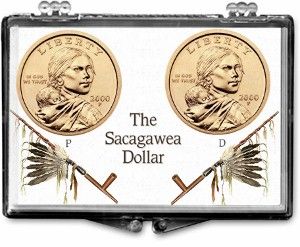 Gallery 2x3 Holder for 2 Sacagawea Dollars P&D Mints