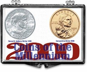 Gallery 2x3 Holder for Susan B. Anthony Dollar & Sacagawea Dollar