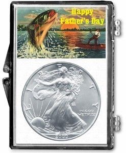 Gallery 2x3 Holder for American Silver Eagle - Father's Day